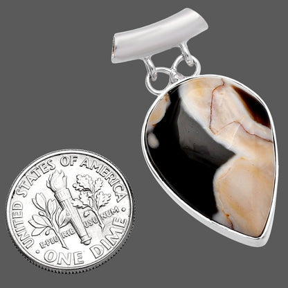 Natural Peanut Wood Pendant P-1198 SDP144657