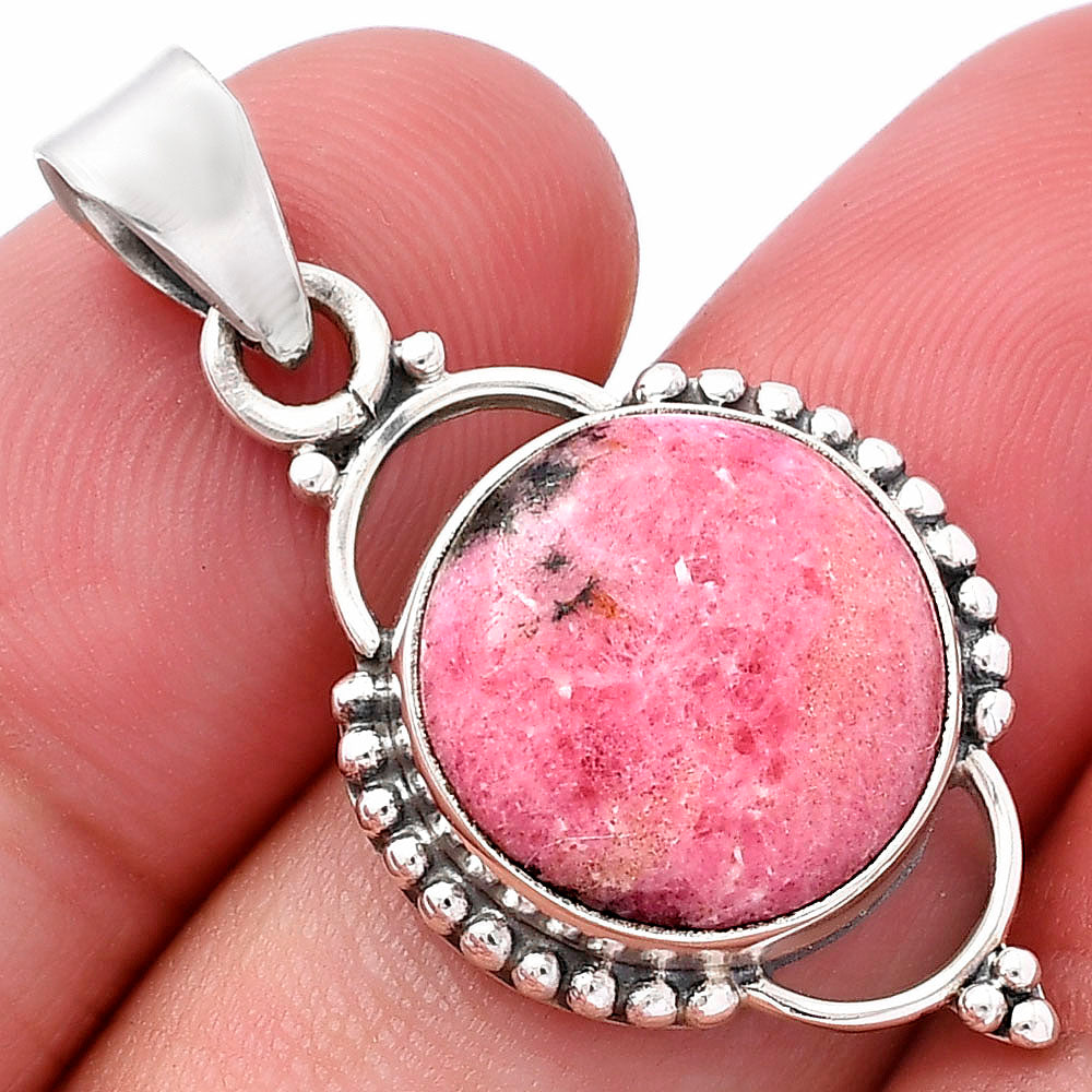 Natural Rhodonite Pendant P-1639 SDP144685