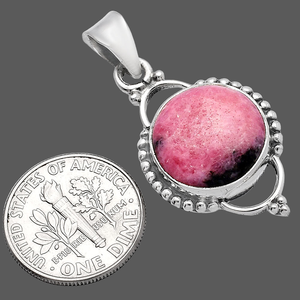 Natural Rhodonite Pendant P-1639 SDP144698