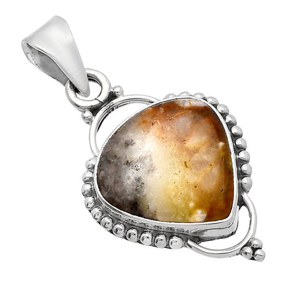 Natural Australian Prehnite Pendant P-1639 SDP144700