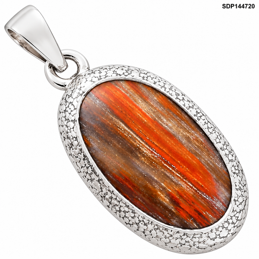 Natural Snake Skin Jasper Pendant P-1538 SDP144720
