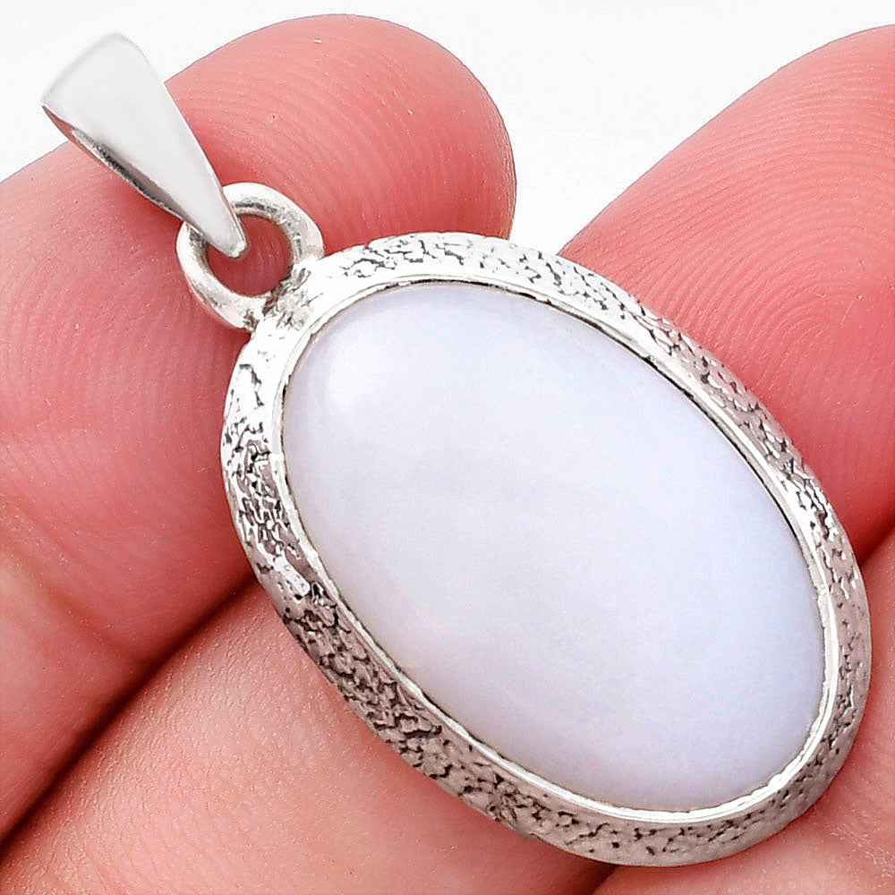 Natural White Opal Pendant P-1538 SDP144726