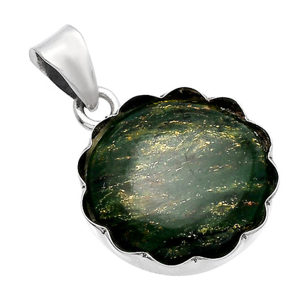 Natural Green Fuchsite Pendant P-1555 SDP144759