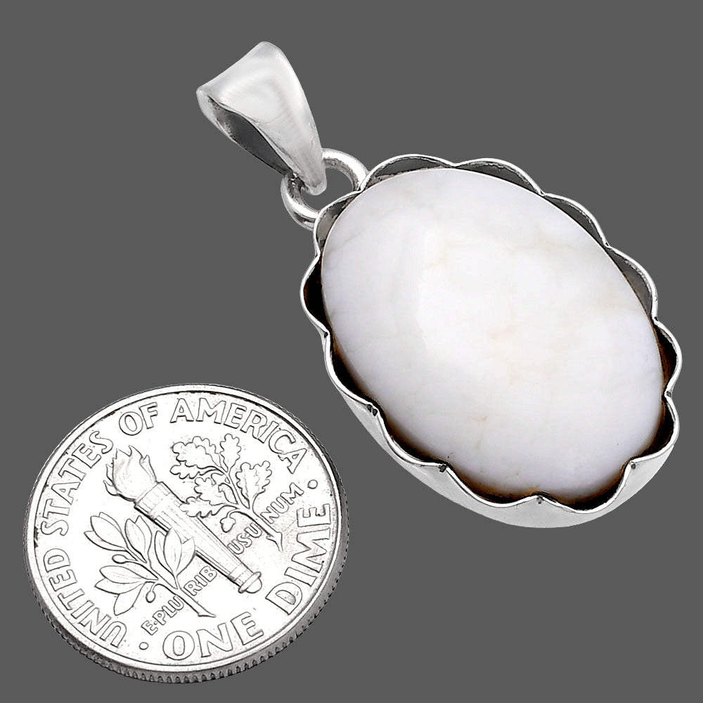 Natural White Opal Pendant P-1555 SDP144762