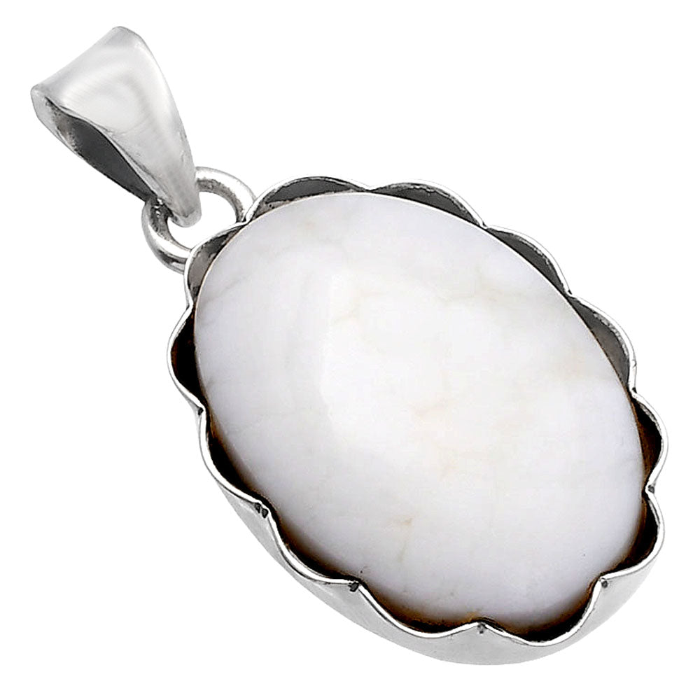 Natural White Opal Pendant P-1555 SDP144762