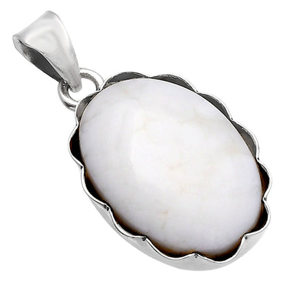 Natural White Opal Pendant P-1555 SDP144762