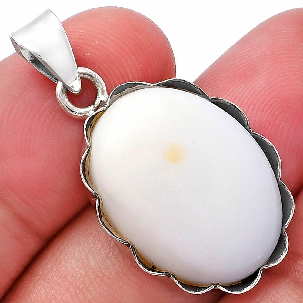 Natural White Opal Pendant P-1555 SDP144766