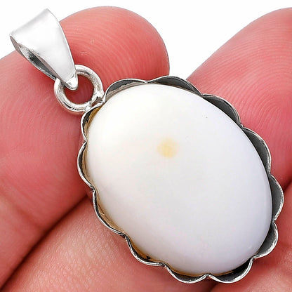 Natural White Opal Pendant P-1555 SDP144766