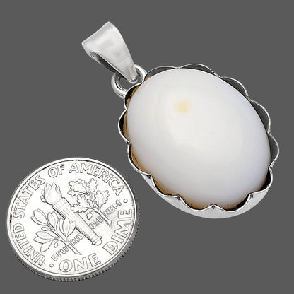 Natural White Opal Pendant P-1555 SDP144766