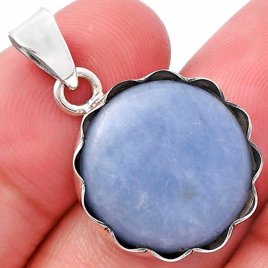Natural Angelite Pendant P-1555 SDP144774