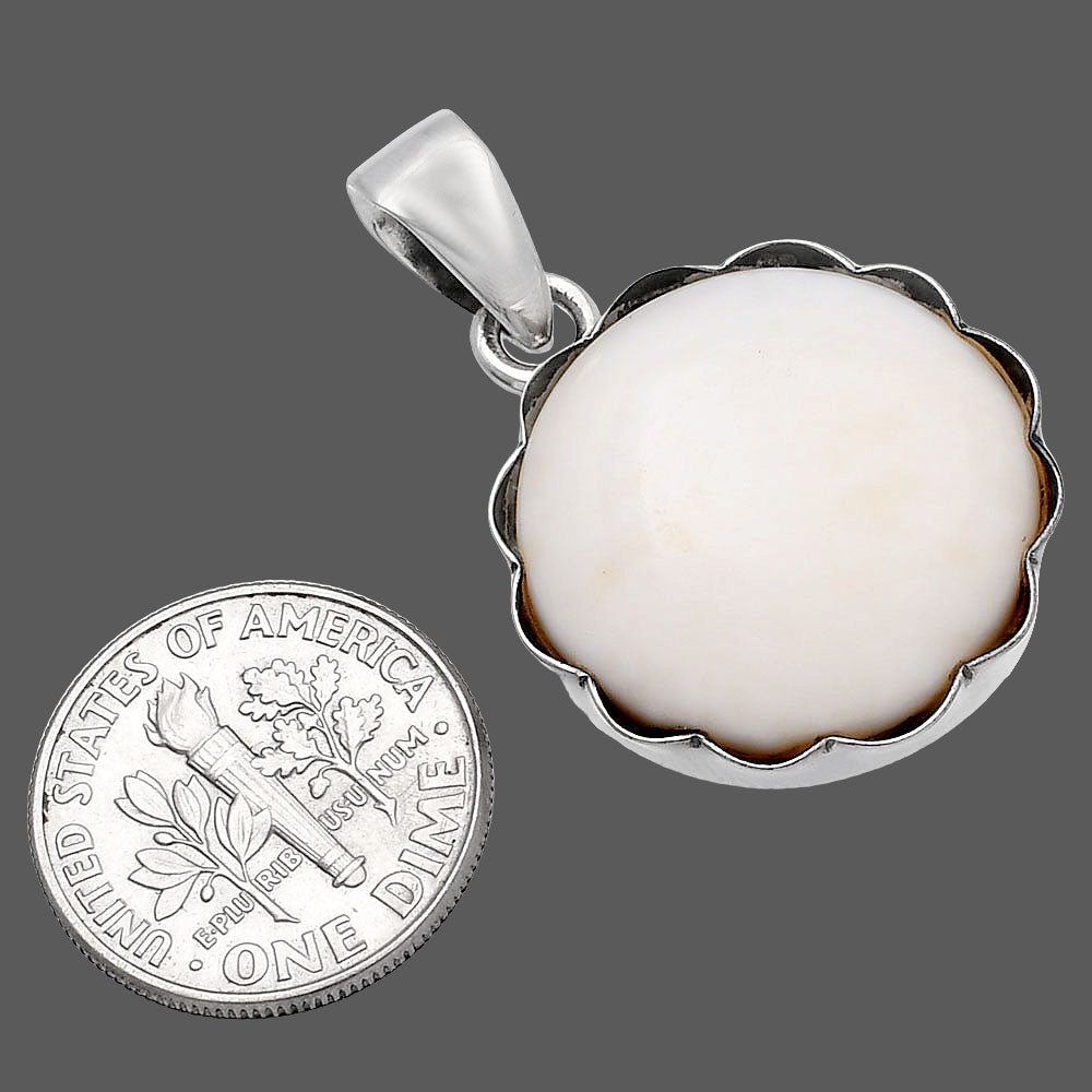 Natural White Opal Pendant P-1555 SDP144778