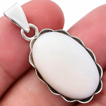 Natural White Opal Pendant P-1555 SDP144782