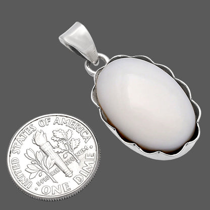 Natural White Opal Pendant P-1555 SDP144782