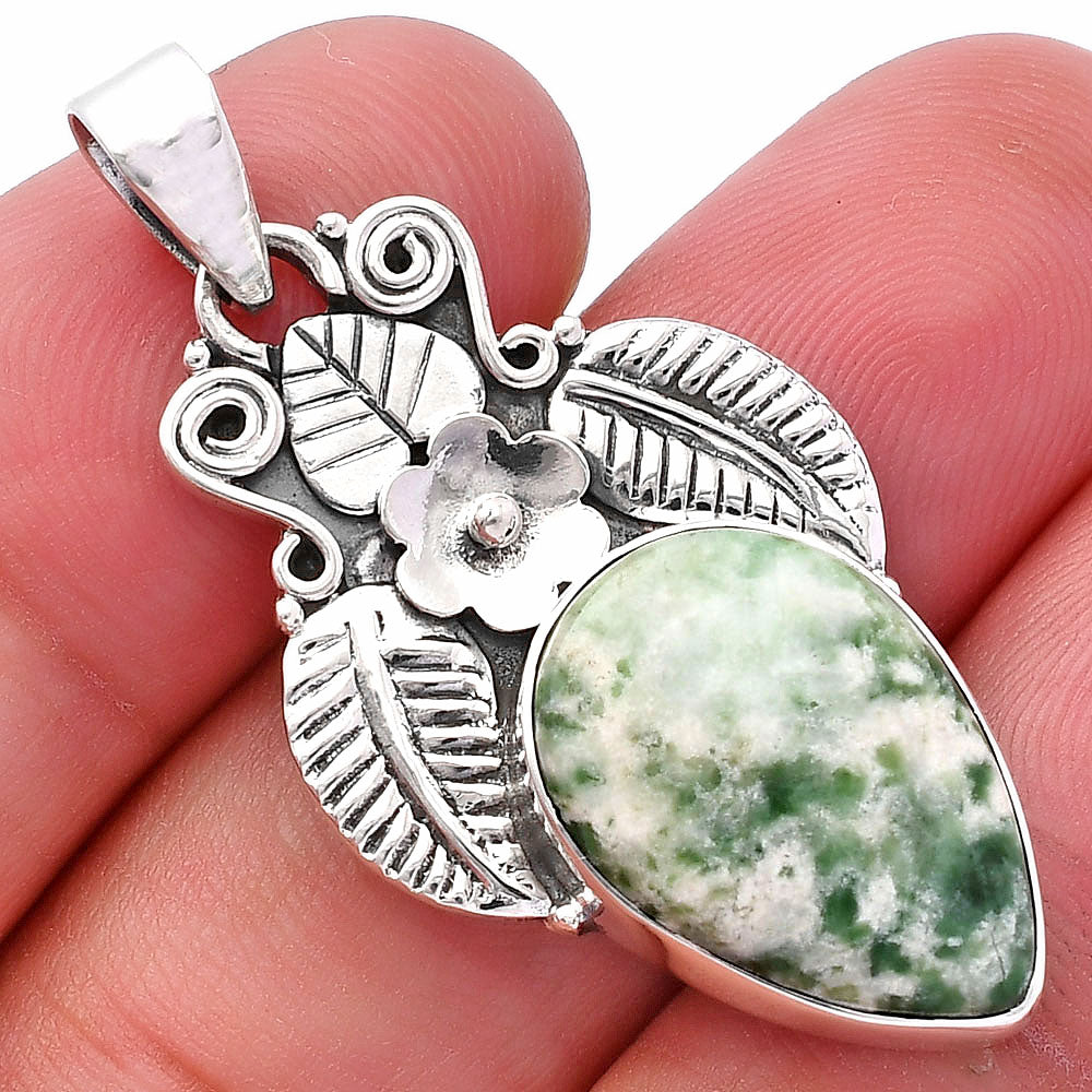 Southwest Design - Natural Dioptase Pendant P-1419 SDP144807