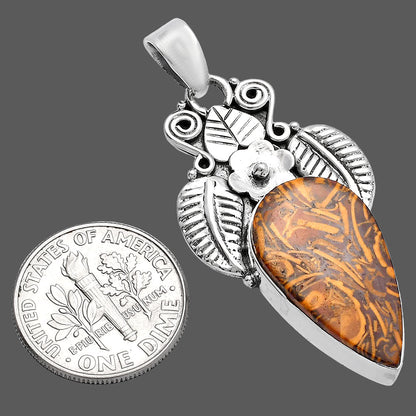 Southwest Design - Coquina Fossil Jasper Pendant P-1419 SDP144808