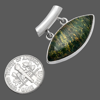 Natural Green Fuchsite Pendant P-1198 SDP144919