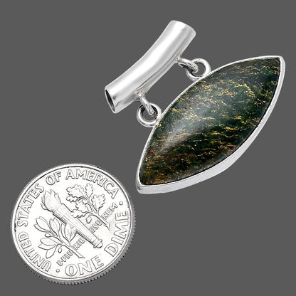 Natural Green Fuchsite Pendant P-1198 SDP144928