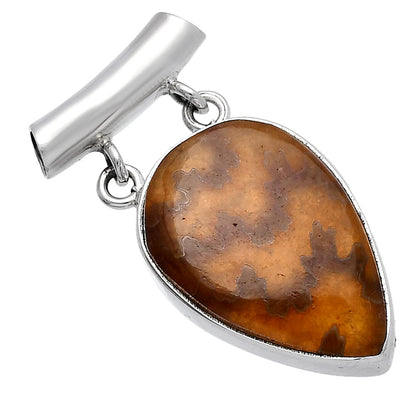 Natural Sutured Ammonite - Madagascar Pendant P-1198 SDP144934