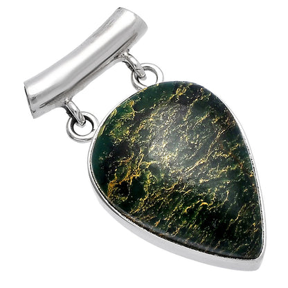 Natural Green Fuchsite Pendant P-1198 SDP144940