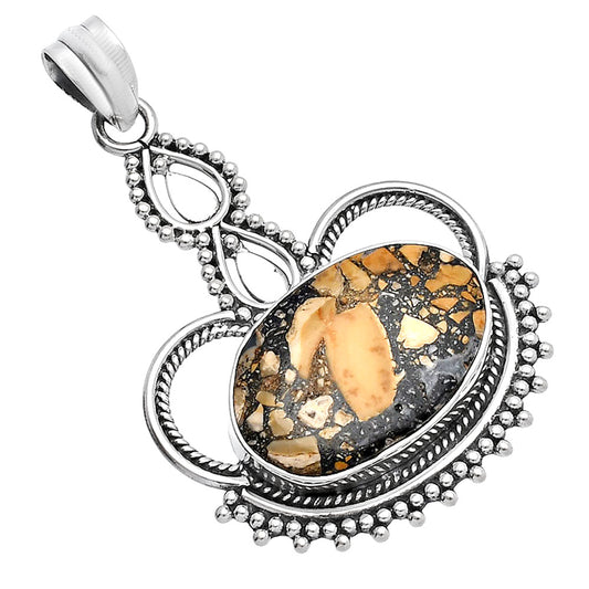 Natural Maligano Jasper - Indonesia Pendant P-1579 SDP145007