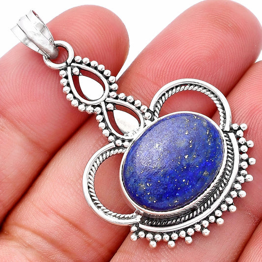 Natural Lapis Lazuli - Afghanistan Pendant P-1579 SDP145010