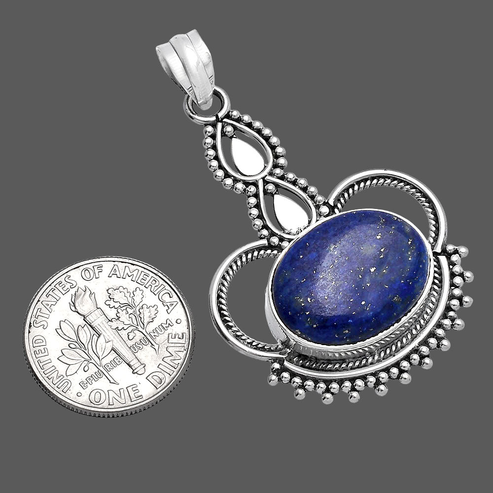 Natural Lapis Lazuli - Afghanistan Pendant P-1579 SDP145010