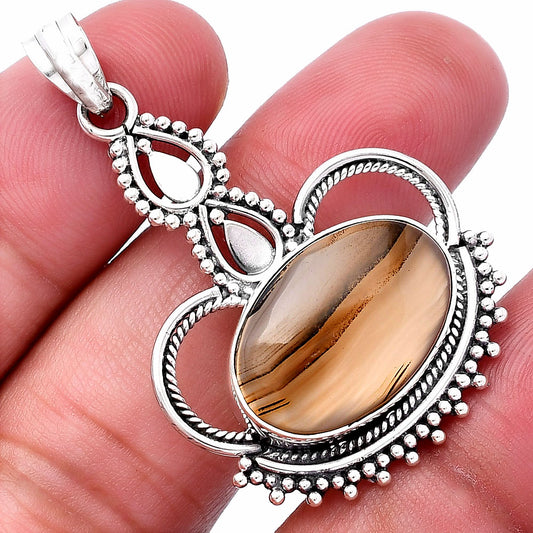 Natural Montana Agate - USA Pendant P-1579 SDP145023