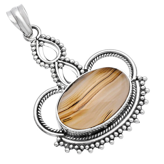 Natural Montana Agate - USA Pendant P-1579 SDP145023