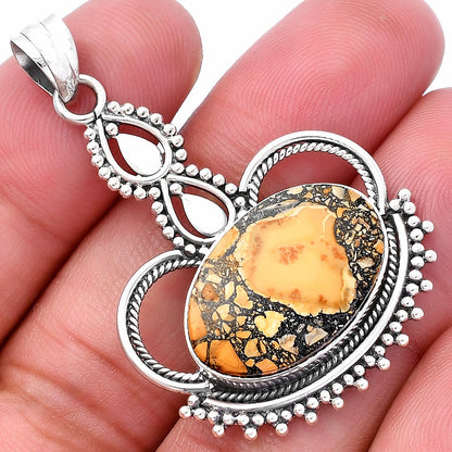 Natural Maligano Jasper - Indonesia Pendant P-1579 SDP145036