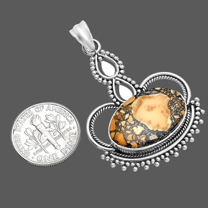 Natural Maligano Jasper - Indonesia Pendant P-1579 SDP145036