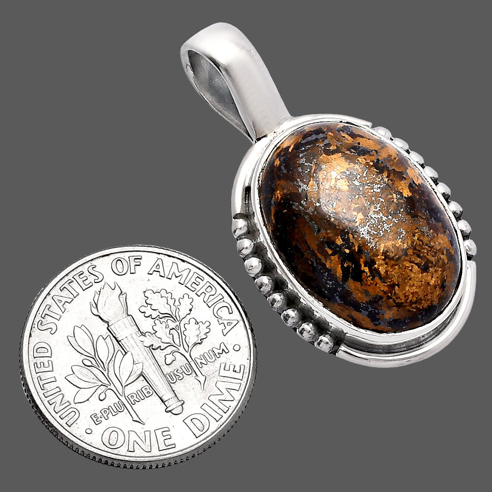 Natural Bronzite Pendant P-1326 SDP145835