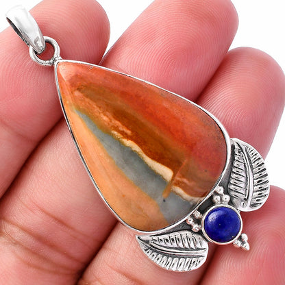 Polygram Jasper & Lapis Lazuli Pendant P-1127 SDP145887