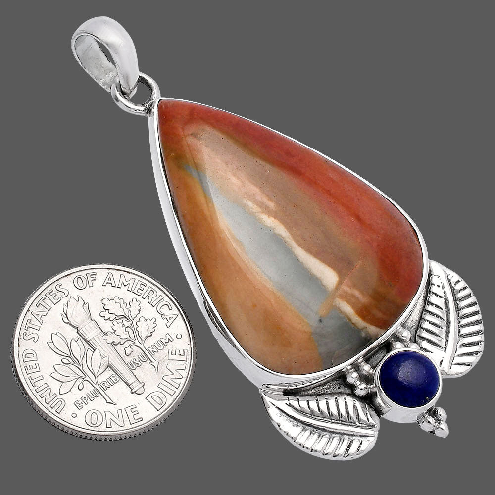 Polygram Jasper & Lapis Lazuli Pendant P-1127 SDP145887