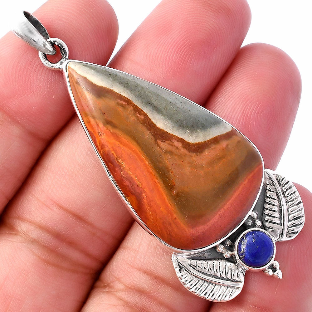 Polygram Jasper & Lapis Lazuli Pendant P-1127 SDP145911