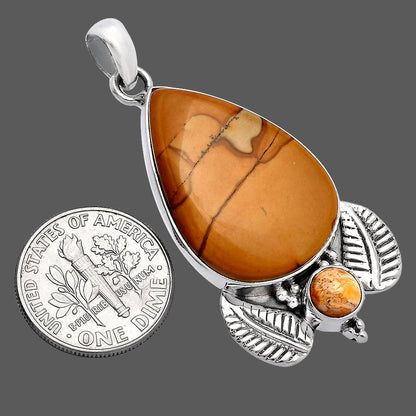 Picture Jasper & Coral Jasper Pendant P-1127 SDP145917