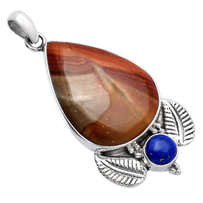 Polygram Jasper & Lapis Lazuli Pendant P-1127 SDP145935