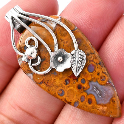 Natural Red Palm Root Agate Pendant P-1581 SDP146009