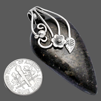 Natural Indigo Gabbro Pendant P-1581 SDP146010