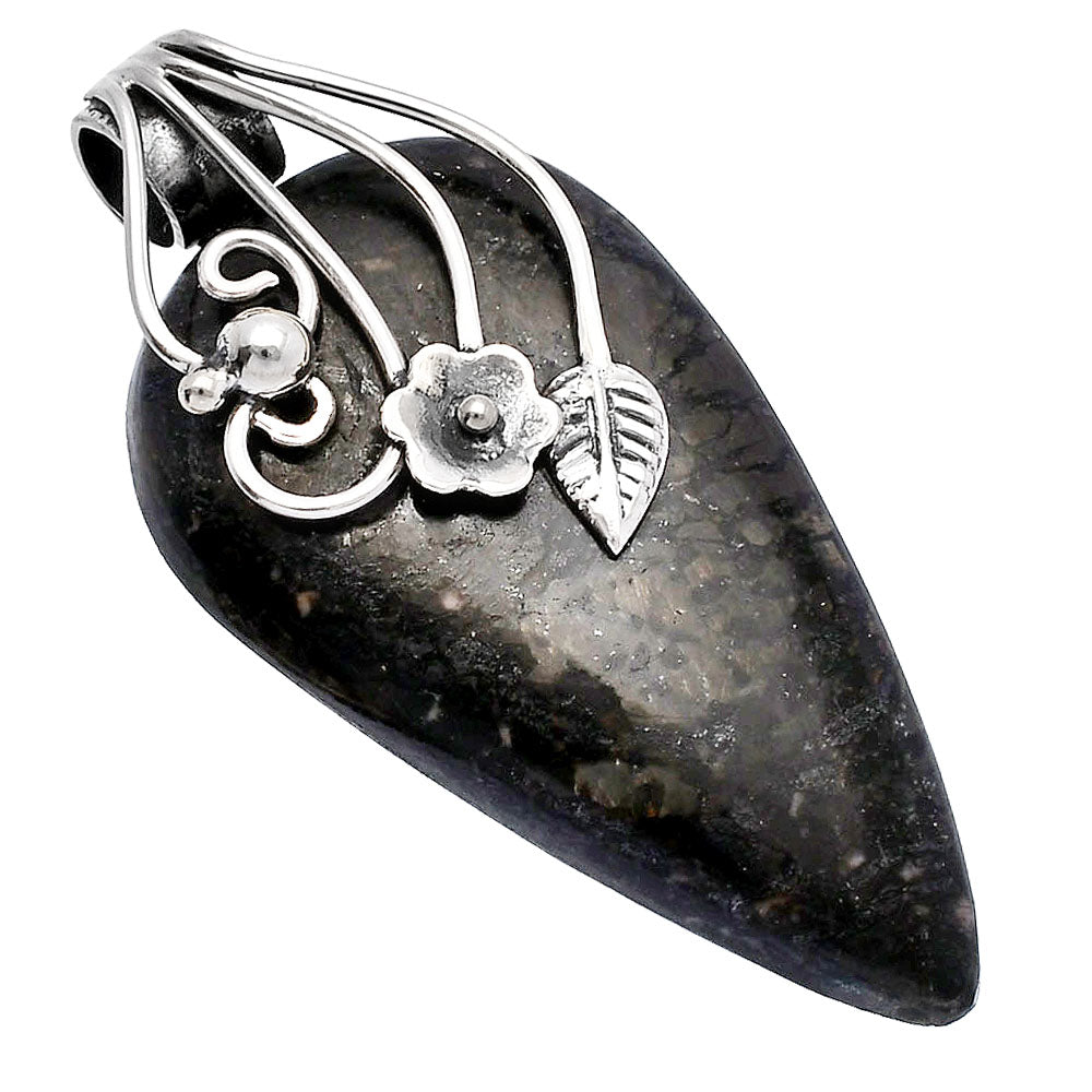 Natural Indigo Gabbro Pendant P-1581 SDP146010