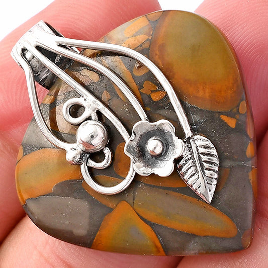 Natural Fruit Jasper Pendant P-1581 SDP146016