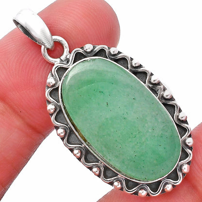 Natural Green Aventurine Pendant P-1514 SDP146093