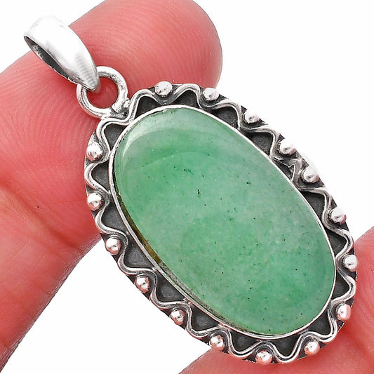 Natural Green Aventurine Pendant P-1514 SDP146093