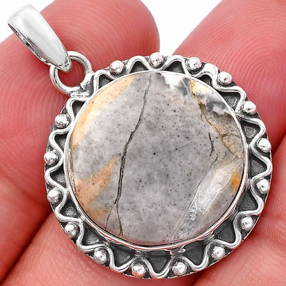Natural Maligano Jasper - Indonesia Pendant P-1514 SDP146112