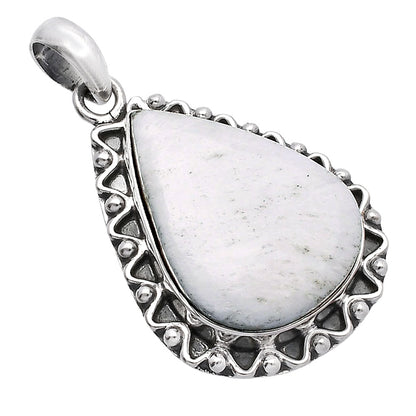 Natural White Scolecite Pendant P-1514 SDP146117
