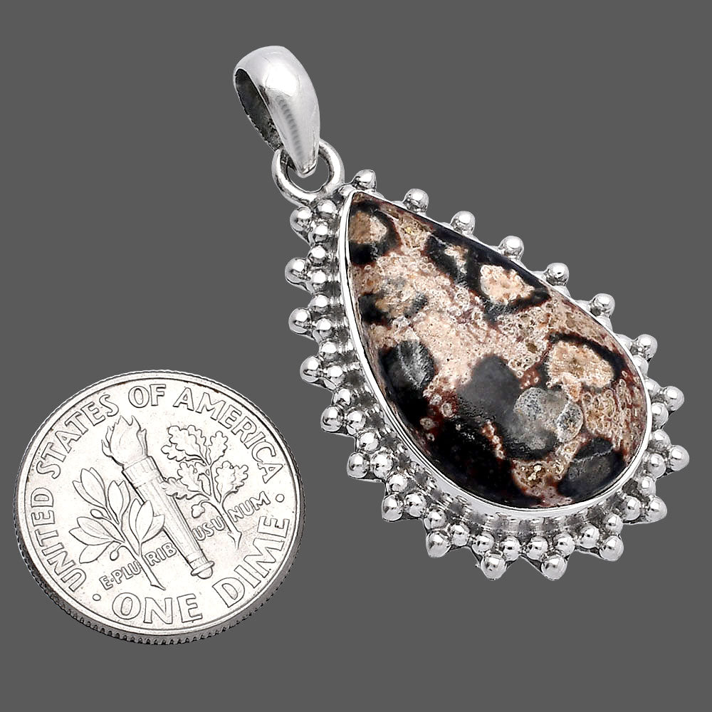 Natural Viper Skin Jasper Pendant P-1066 SDP146146