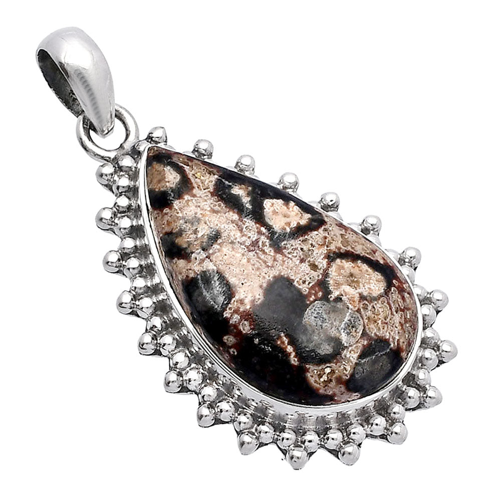 Natural Viper Skin Jasper Pendant P-1066 SDP146146