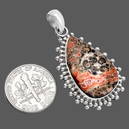 Natural Leopard Skin Jasper Pendant P-1066 SDP146158