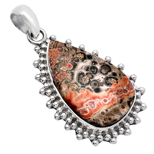 Natural Leopard Skin Jasper Pendant P-1066 SDP146158