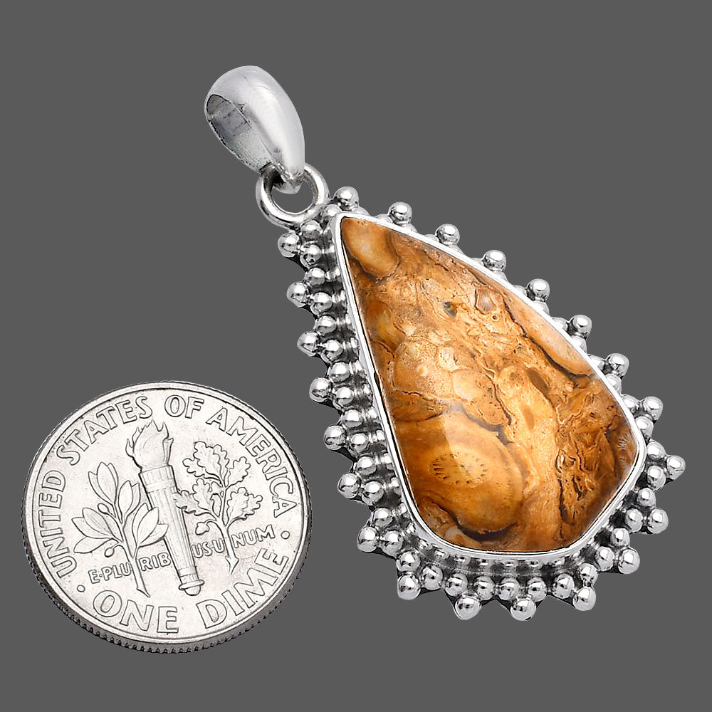 Natural Rock Calcy Pendant P-1066 SDP146166