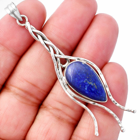 Natural Lapis Lazuli - Afghanistan Pendant P-1728 SDP146215